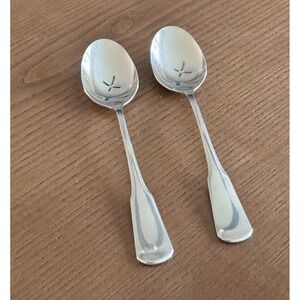 2 Oneida Minute Man COLONIAL BOSTON Tablespoons Stainless 7"